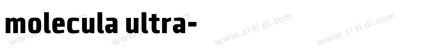 molecula ultra字体转换